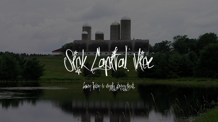 Sick Capital Vice Font Family