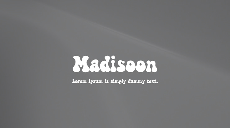 Madisoon Font