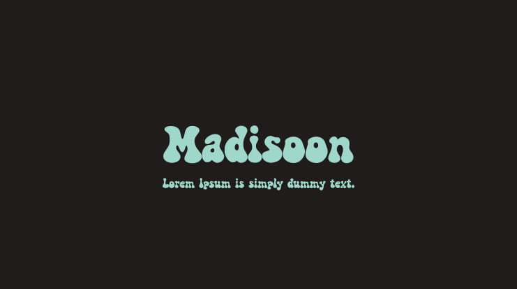 Madisoon Font