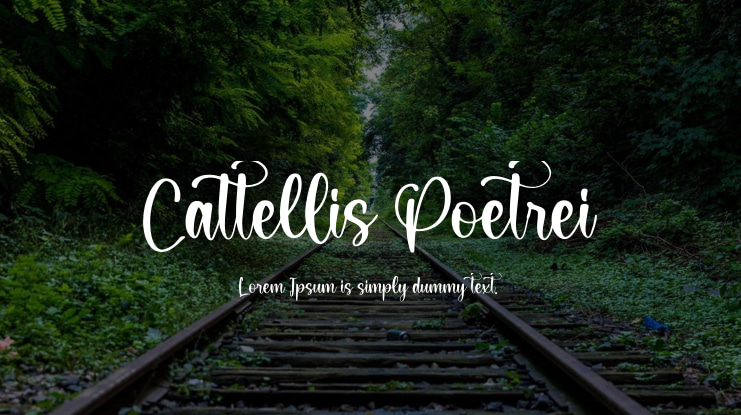Cattellis Poetrei Font