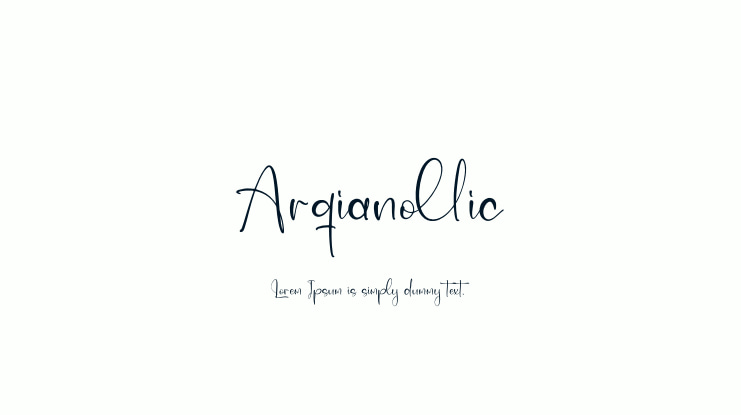 Arqianollic Font