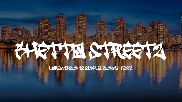 Ghetto Streetz Font