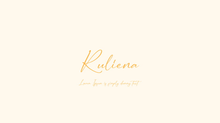 Ruliena Font