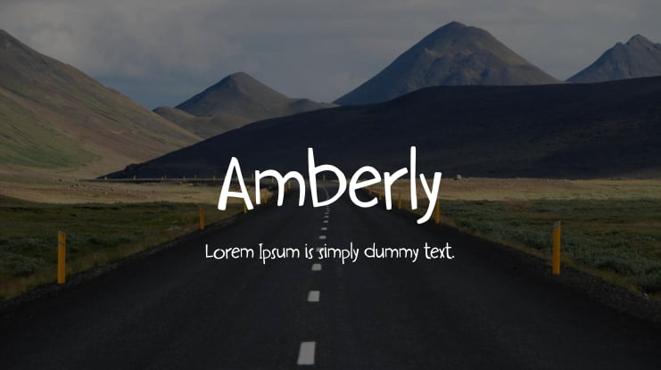 Amberly Font