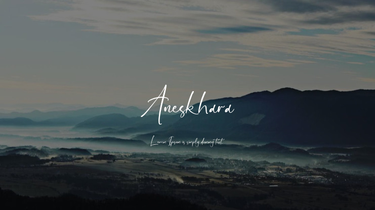 Aneskhara Font