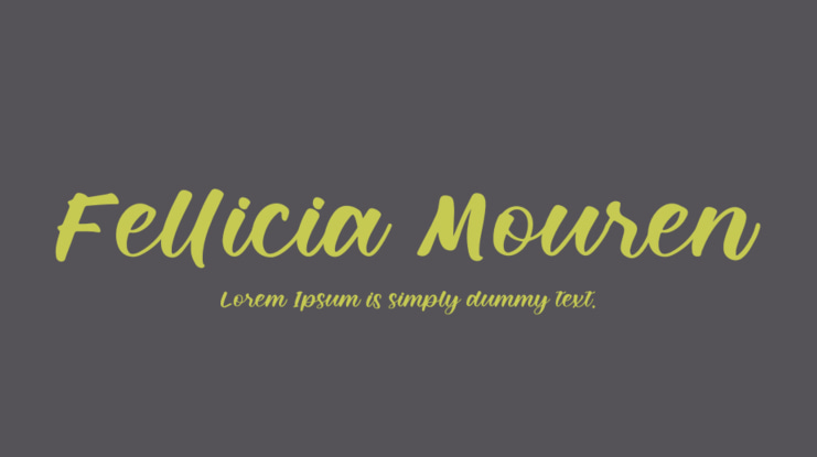 Fellicia Mouren Font