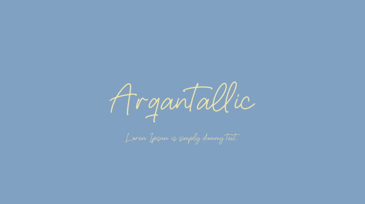 Arqantallic Font
