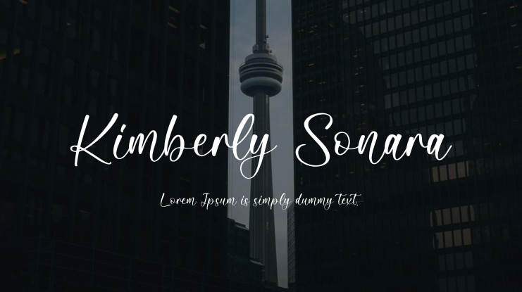 Kimberly Sonara Font