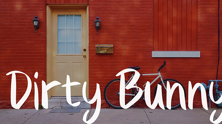 Dirty Bunny Font