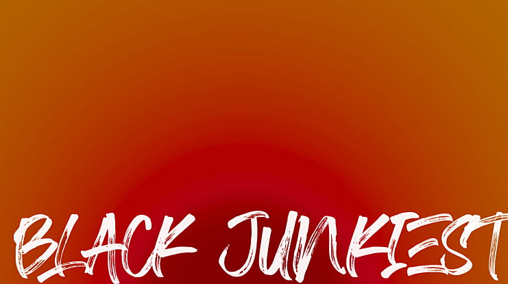 Black Junkiest Font