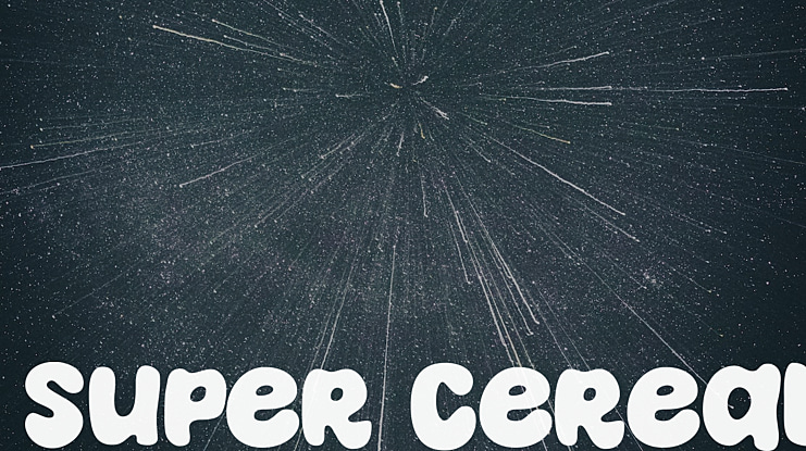 Super Cereal Font