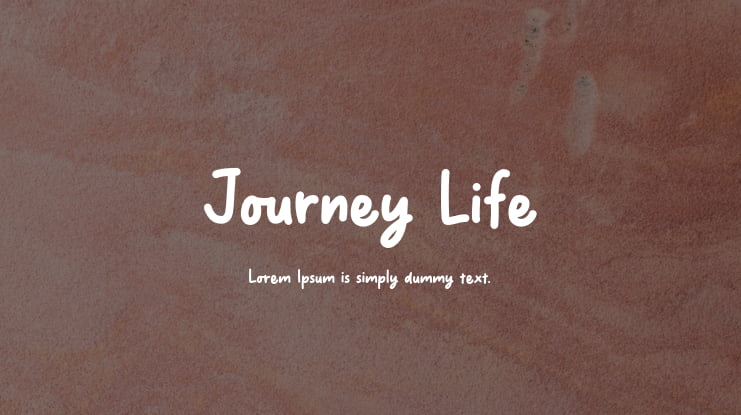 Journey Life Font