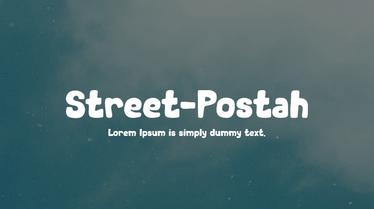 Street-Postah Font