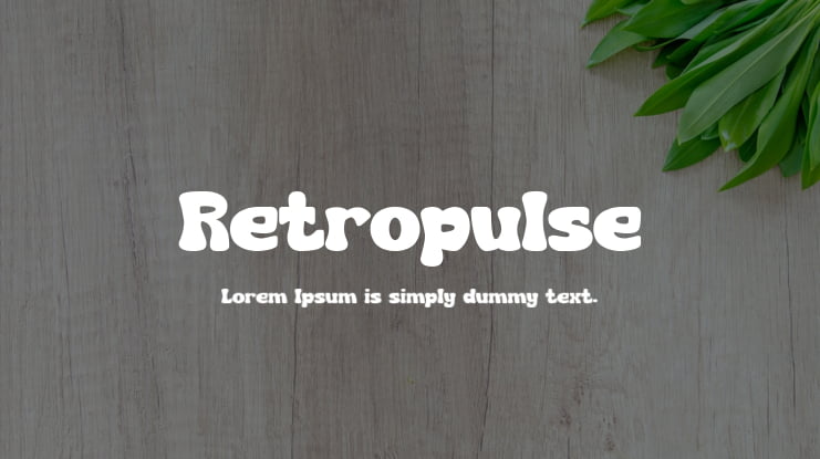 Retropulse Font