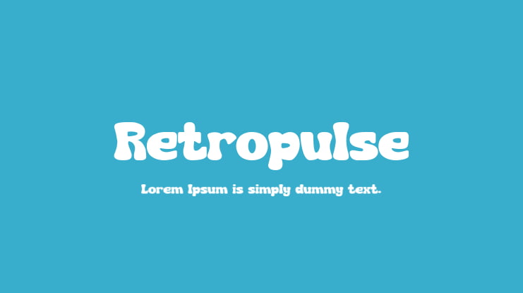 Retropulse Font