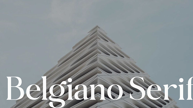 Belgiano Serif Font