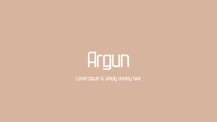 Argun Font