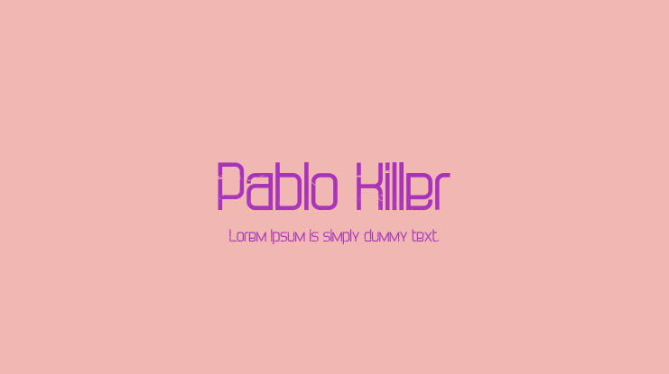 Pablo Killer Font