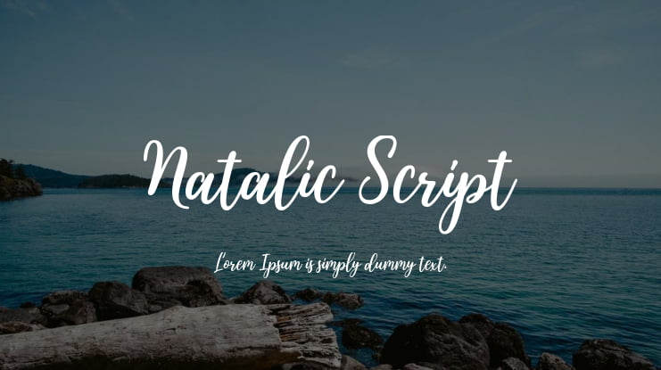 Natalic Script Font