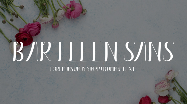 Bartleen Sans Font Family