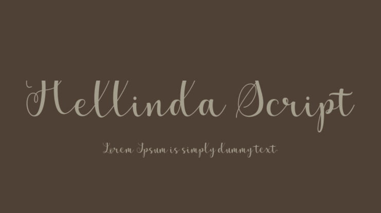 Hellinda Script Font