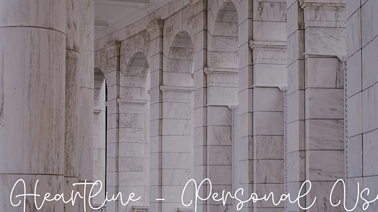 Heartline - Personal Use Font