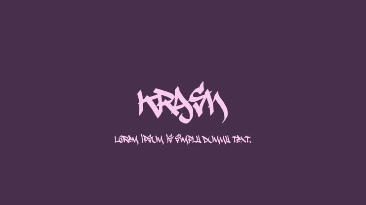 Krash Font