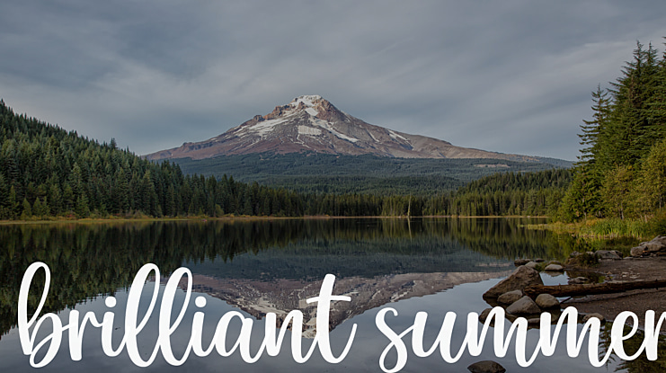 brilliant summer Font