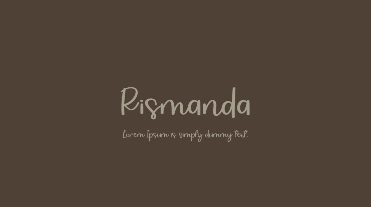 Rismanda Font