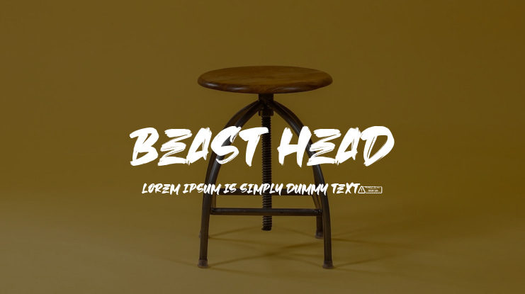 Beast Head Font