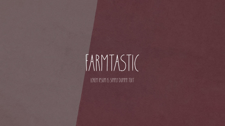 Farmtastic Font