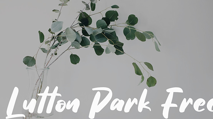 Lutton Park Free Font