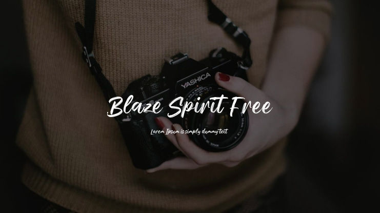 Blaze Spirit Free Font