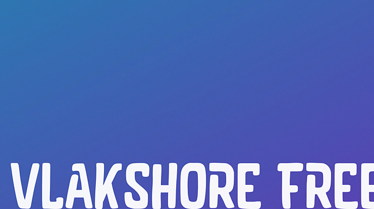Vlakshore Free Font