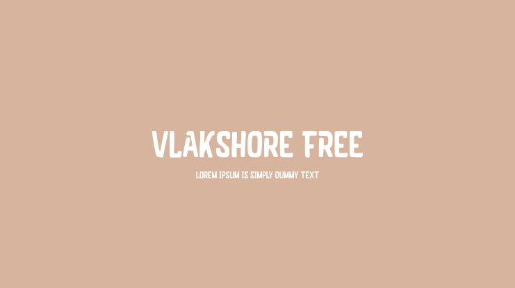 Vlakshore Free Font