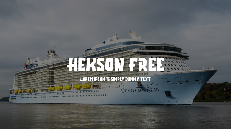 Hekson Free Font