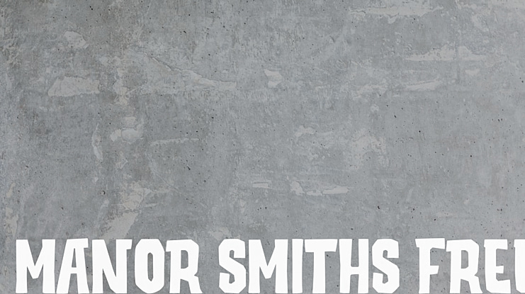Manor Smiths Free Font