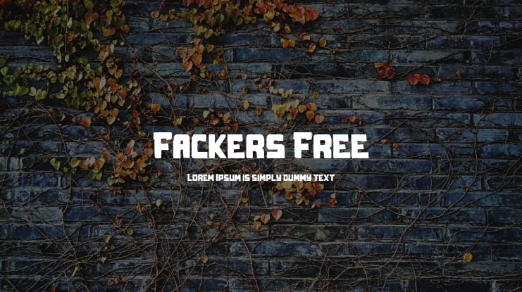 Fackers Free Font