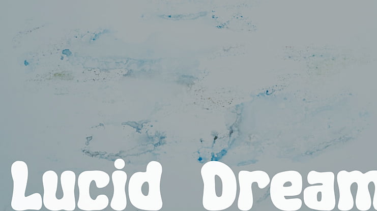 Lucid-Dream Font