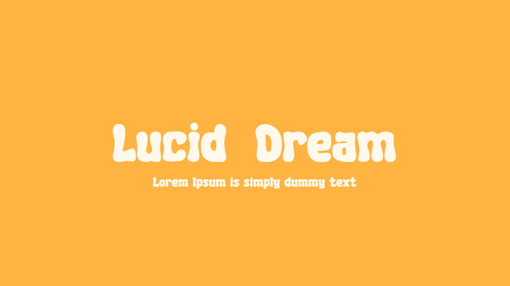 Lucid-Dream Font