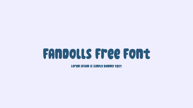 Fandolls Free Font