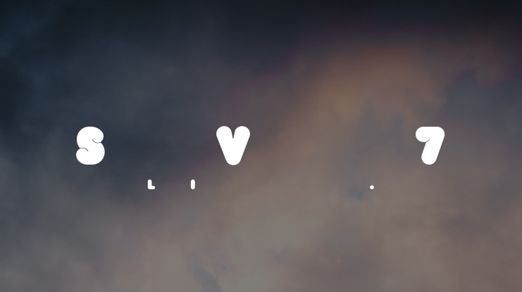 Seen Vision 7th Font