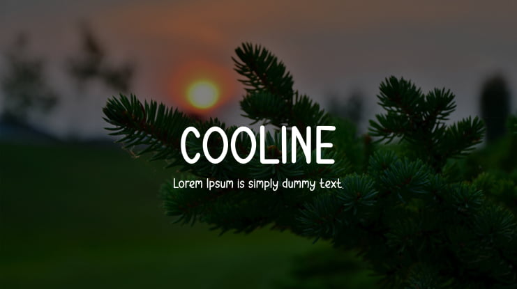COOLINE Font