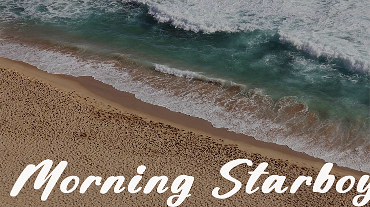 Morning Starboy Font