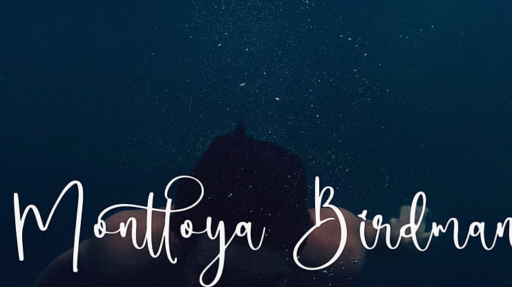 Monttoya Birdman Font