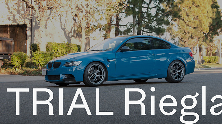 TRIAL Riegla Font Family