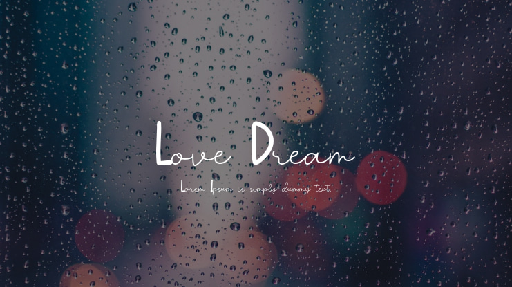 Love Dream Font