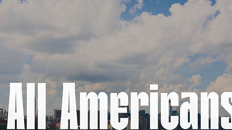 All Americans Font