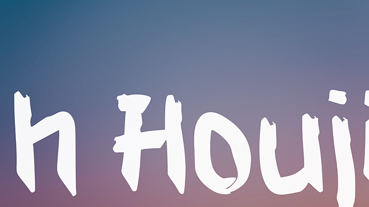 h Houji Font