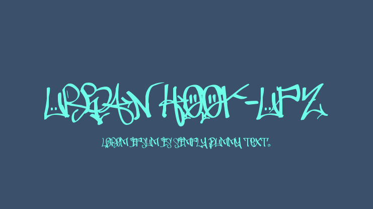 Urban Hook-Upz Font